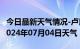 今日最新天气情况-卢氏天气预报三门峡卢氏2024年07月04日天气