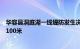 华容县洞庭湖一线堤防发生决堤险情，决堤口宽度已延至约100米