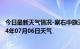 今日最新天气情况-察右中旗天气预报乌兰察布察右中旗2024年07月06日天气