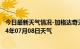 今日最新天气情况-加格达奇天气预报大兴安岭加格达奇2024年07月08日天气