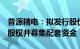 普源精电：拟发行股份购买耐数电子67.74%股权并募集配套资金