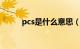 pcs是什么意思（PS是什么意思）