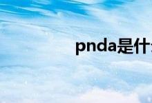 pnda是什么意思（pnd）