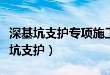 深基坑支护专项施工方案专家论证流程（深基坑支护）