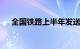 全国铁路上半年发送旅客突破20亿人次