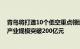 青岛将打造10个低空重点领域特色集群，2026年低空经济产业规模突破200亿元