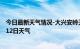 今日最新天气情况-大兴安岭天气预报大兴安岭2024年07月12日天气