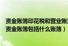 资金账簿印花税和营业账簿印花税（印花税中营业账簿里面资金账簿包括什么账簿）