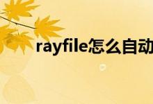 rayfile怎么自动跑京东了（rayfile）