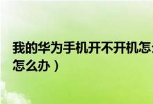 我的华为手机开不开机怎么办视频（我的华为手机开不开机怎么办）