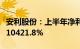 安利股份：上半年净利同比预增9348.14%至10421.8%