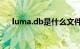 luma.db是什么文件（db是什么文件）