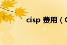 cisp 费用（CISF是什么费用）