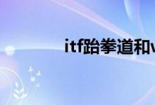 itf跆拳道和wtf的区别（itf）