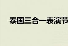 泰国三合一表演节目（泰国三合一表演）