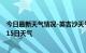 今日最新天气情况-英吉沙天气预报喀什英吉沙2024年07月15日天气