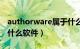 authorware属于什么软件（authorware是什么软件）