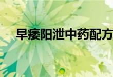 早痿阳泄中药配方大全（中药配方大全）