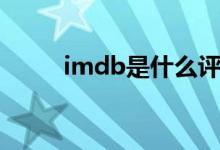 imdb是什么评分（imdb是什么）