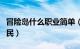 冒险岛什么职业简单（冒险岛什么职业适合平民）