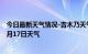 今日最新天气情况-吉木乃天气预报阿勒泰吉木乃2024年07月17日天气