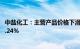 中盐化工：主营产品价格下滑，上半年归母净利润同比降42.24%