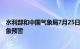 水利部和中国气象局7月25日18时联合发布红色山洪灾害气象预警