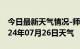 今日最新天气情况-师宗天气预报曲靖师宗2024年07月26日天气