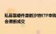 私募靠硬件垄断沙特ETF申购多位量化私募基金经理：并不会垄断成交