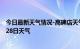 今日最新天气情况-高碑店天气预报保定高碑店2024年07月28日天气