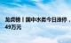 龙虎榜丨国中水务今日涨停，知名游资著名刺客净买入409.49万元