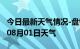 今日最新天气情况-盘锦天气预报盘锦2024年08月01日天气