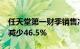 任天堂第一财季销售净额2466亿日元，同比减少46.5%