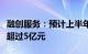 融创服务：预计上半年公司拥有人应占亏损不超过5亿元