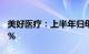 美好医疗：上半年归母净利润同比下降29.78%