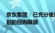 京东集团：已充分使用30亿美元股票回购计划的回购限额