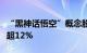 “黑神话悟空”概念股持续走低，华谊兄弟跌超12%