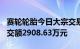 赛轮轮胎今日大宗交易折价成交239万股，成交额2908.63万元