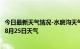 今日最新天气情况-水磨沟天气预报乌鲁木齐水磨沟2024年08月25日天气