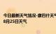 今日最新天气情况-康巴什天气预报鄂尔多斯康巴什2024年08月25日天气