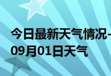 今日最新天气情况-天津天气预报天津2024年09月01日天气