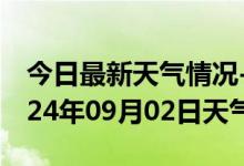 今日最新天气情况-广平天气预报邯郸广平2024年09月02日天气