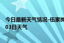 今日最新天气情况-伍家岗天气预报宜昌伍家岗2024年09月03日天气