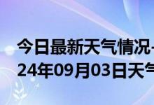 今日最新天气情况-吴堡天气预报榆林吴堡2024年09月03日天气