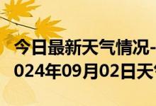 今日最新天气情况-博望天气预报马鞍山博望2024年09月02日天气