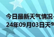 今日最新天气情况-茌平天气预报聊城茌平2024年09月03日天气