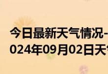 今日最新天气情况-桥西天气预报石家庄桥西2024年09月02日天气