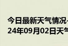 今日最新天气情况-绩溪天气预报宣城绩溪2024年09月02日天气