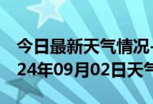 今日最新天气情况-枞阳天气预报安庆枞阳2024年09月02日天气