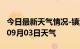 今日最新天气情况-镇江天气预报镇江2024年09月03日天气